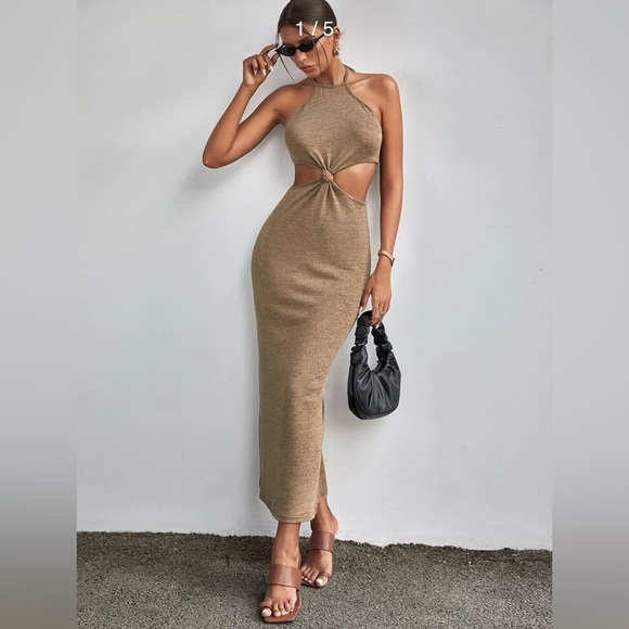 SHEIN Halter Maxi Dress - Picture 5 of 5